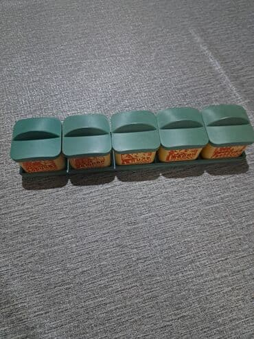 set qabları: Mətbəx üçün 5 ədəd ədviyyat qabı dəsti - Material: plastik - Rəng — 2