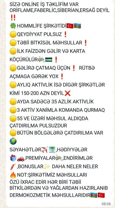 Склад: Onlayn iş axtaranlar üçün təklif. Evdən işləmək imkanı olan bu — 2
