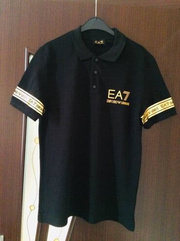 Костюмы: Мужское поло, Emporio Armani, M, цвет - Черный — 4