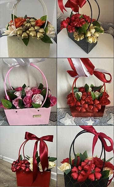 8 mart tort: Istenılen zovqe uygun buketler — 1