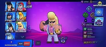 qepik pullar: Brawl Stars hesabı – yüksək səviyyəli və tam kolleksiya - Kupa sayı — 6