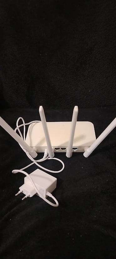 ev modemi: Wi‑Fi router – 4 antennalı, ağ rəng - Güclü 4 istiqamətli xarici — 2