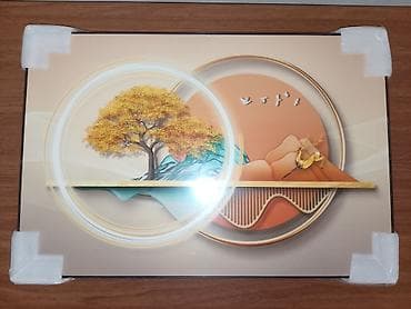divar tablosu: Şüşə tablo – dekorativ divar əsəri - Material: parlaq şüşə səth — 5