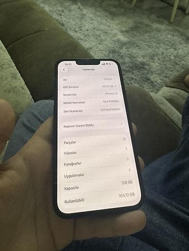 xacmaz iphone: IPhone 13, 128 GB, Qara, Face ID — 3