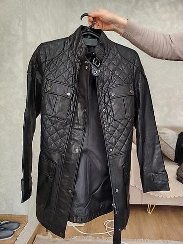 yeni geyim: Qadın geyimləri dəsti – 4 məhsul 1) Qara dəri gödəkcə - Uzun model — 2