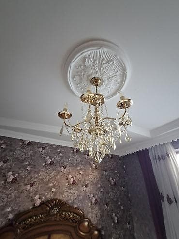 qizil güller: Çılçıraq, 5 lampa, Metal — 2
