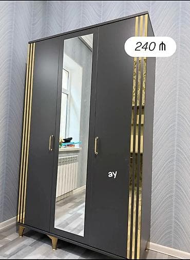 qardirob otagi: *3 Qapılı Dolab* – Sifarişlə Hazırlanır Ölçü: 120 × 47 × 200 Rəng — 1