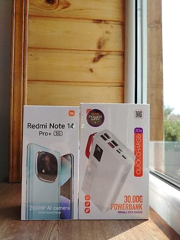 Redmi Note 13 Pro+, 256 GB, rəng - Ağ, Simsiz şarj, İki sim kartlı, Face ID