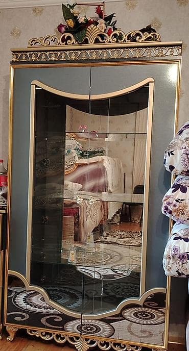 otaq qizdirici: Klassik dizaynlı qonaq otağı və yataq otağı mebel dəsti - Üslub — 3