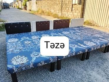 quba baki taksi: Uşaq çarpayıları bir neferlik 50 manat iki neferlik taxt 100 manat — 1