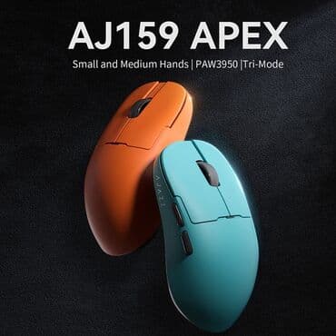 bluetooth maus: Model: AJ159 APEX Rəng: Qara Üç -Rejim: 2.4g Simsiz + Simli + — 1