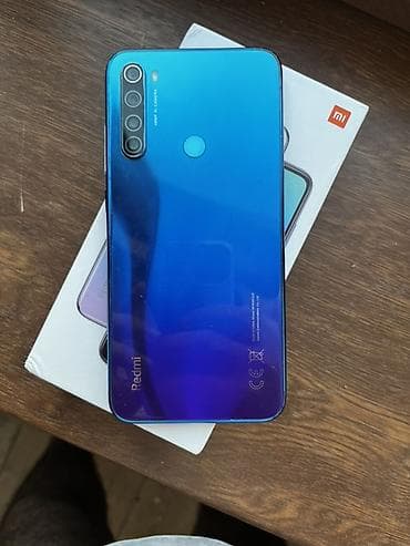 planşet ucuz: Redmi Note 8, 64 GB, rəng - Göy, Barmaq izi, İki sim kartlı, Face ID — 1