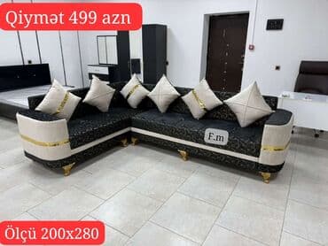 mətbəxt künc divan: Künc divan, Yeni, Açılan, Bazalı, Parça, Şəhərdaxili pulsuz çatdırılma — 1