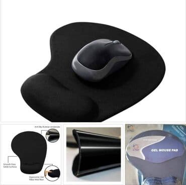 Kompyuter siçan altlığı, biləyi qoruyucu gel tərkibli bilək dəstəyi