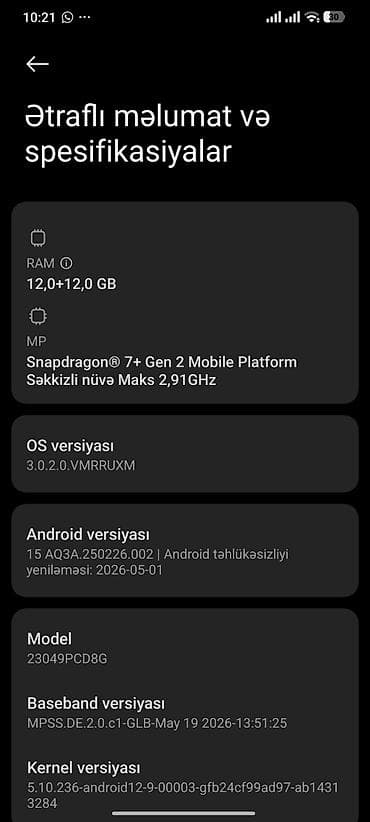 13 mini iphone: Poco F5, rəng - Qara, Sensor — 6