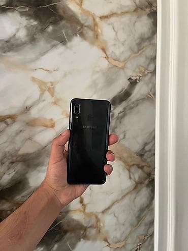 samsung s7 edge ekran: Samsung Galaxy A20, rəng - Qara, Barmaq izi — 4