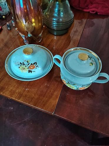 Məhsul: 2 ədəd incə porcelyandan cütlük – qapaqlı sous/qəlyanaltı qabı