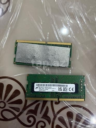 noutbuklar hp: Operativ yaddaş (RAM) Crucial, 16 GB, 3200 Mhz, DDR4, Noutbuk üçün, İşlənmiş — 2