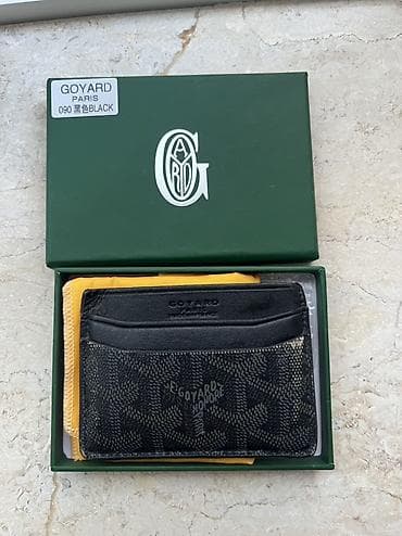 Goyard Paris kartlıq – Qoyardine kanvas və dəridən. Rəng: Black
