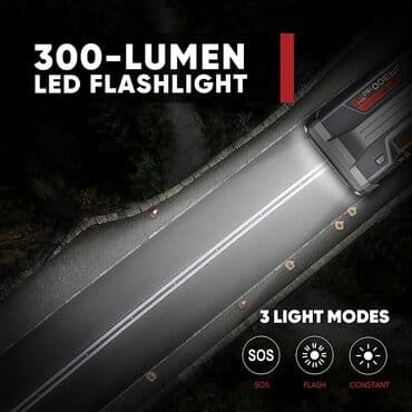 Şitillər: Lokithor Jump Starter + Kompressor — 4