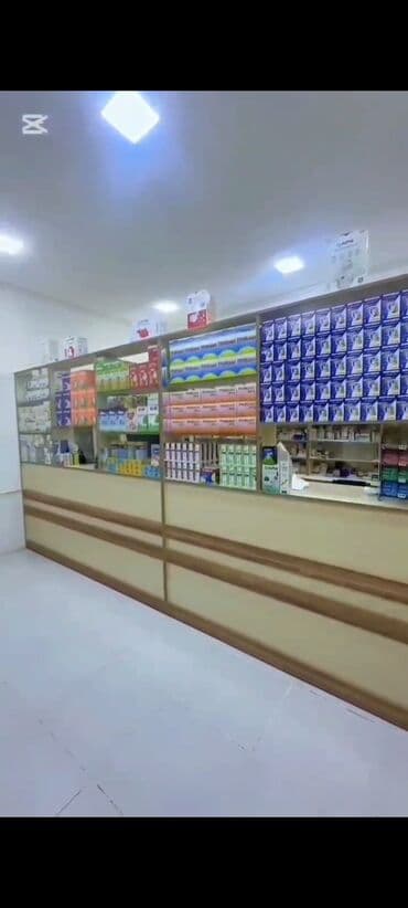 pip ağacı meyvesi: Aptek üçün tam təchizatlı mebel və avadanlıq komplekti - Ön vitrin və — 7