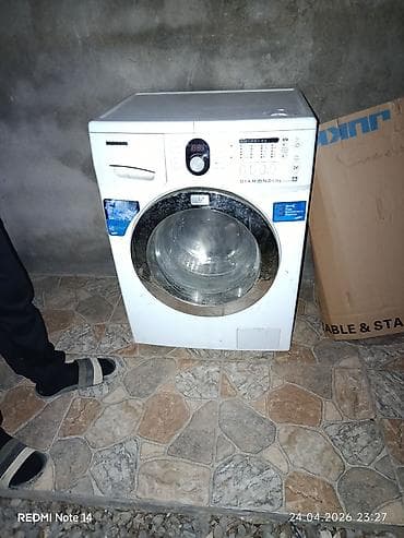Məişət texnikası: Paltaryuyan maşın Samsung, 6 kq, Avtomat, Qurutmasız — 2