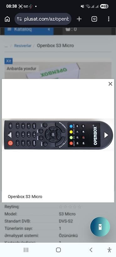 pubg lite barter: Openbox S3 Micro rəqəmsal peyk qəbuledicisi - DVB-S2 standartını — 3