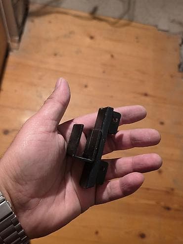 Ofis dəst mebeli: Mebel dəsti – salon/ofis üçün - Resepsion masası: Qara rəngdə parlaq — 7