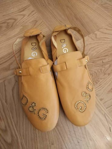 şnurlu qadın mokasinləri: Tuflilər, Ölçü: 39.5, rəng - Narıncı, Yeni — 1