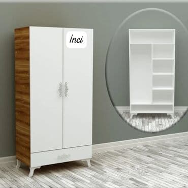 Dolablar: Yeni, Açılan, 2 qapılı Düz dolab, Qarderob, paltar dolabı, Azərbaycan — 2