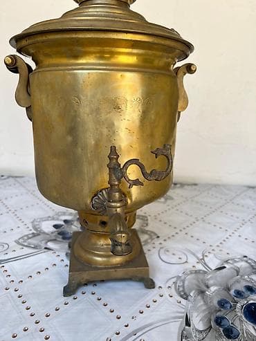 mis samovar satilir: Misin samovar – bürünc gövdəli, klassik rus üslubunda. Xüsusiyyətlər — 3