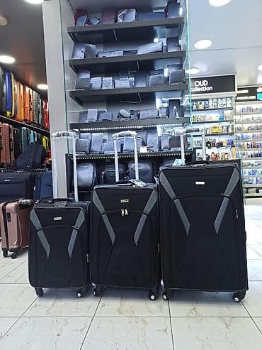 3-lü tekstil çamadan dəsti - Material: davamlı parça/tekstil korpus