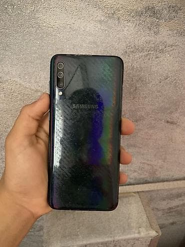 iran peci iwlenmiw: Samsung Galaxy A50, rəng - Qara, Barmaq izi — 1