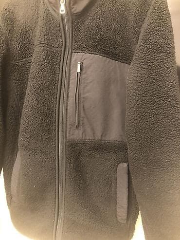 mexmer parca: Qara rəngdə, kişi üçün flis jaket, S-M razmer, qış üçün. Kurtkanı — 3