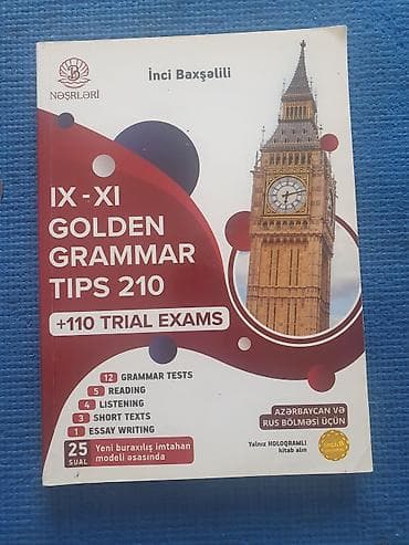 9-11 Golden Grammar Tips 210+110 Trial exams imtahana hazırlıq