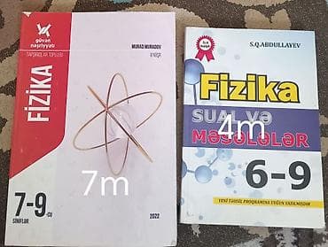 Fizika 7-9cu sinif güvən test kitabı-7manat, fizika Abdullayev vəsait