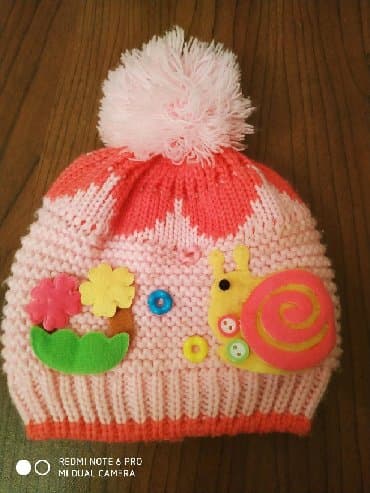 uşaqlar üçün yun papaqlar: Uşaq papaqları az işlənilib,qiymətlər müxtəlifdir — 3