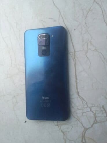 soyuducu islenmis: Redmi Note 9, 64 GB, rəng - Göy, Barmaq izi — 2