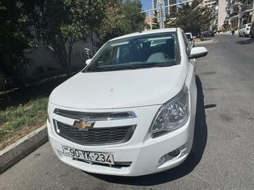 авто в кредит: Chevrolet Cobalt, ağ rəng, sedan gövdə. Avtomobilə qaz quraşdırılıb — 1