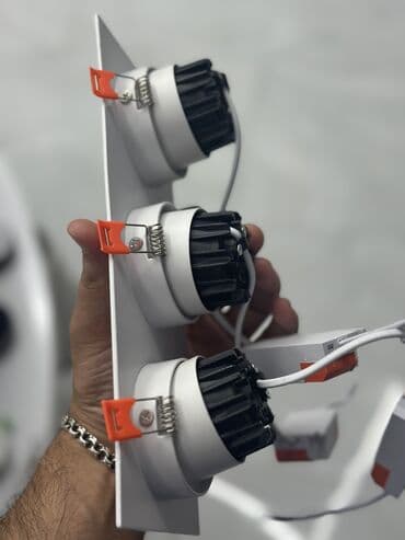 spot işıqlar qiyməti: Duroselli spot 4000k işıq rənginə sahib olan metal korpuslu, soyutmalı — 10