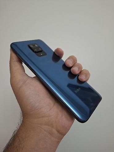 byd adapter: Redmi Note 9S, 64 GB, rəng - Göy, Barmaq izi — 6