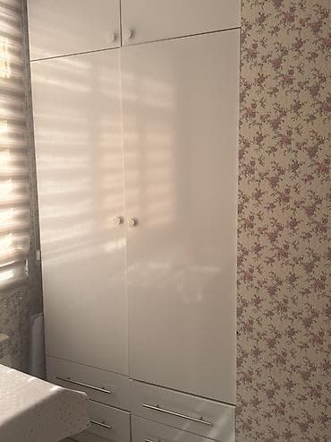 4 qapılı, Siyirməli, Ağ, Açılan, Düz dolab — 2