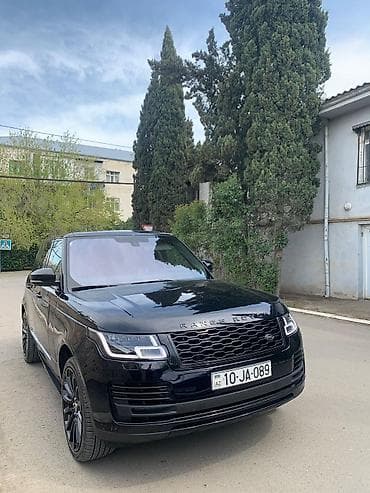şevralit curuz: Range Rover SUV - Kuzov: Qara rəng, tam ölçülü lüks SUV - Sürətlər — 7