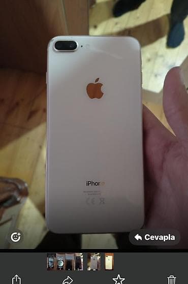 smart kart tv: IPhone 8 Plus, 64 GB, Qızılı, Barmaq izi — 3