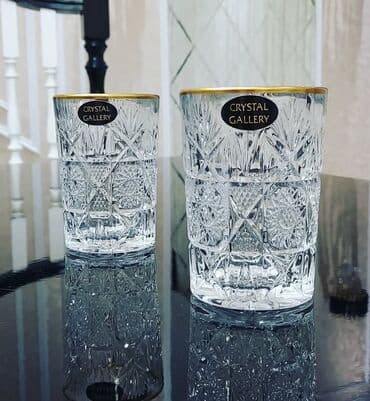 pol eskisi: Çay dəsti, Şüşə, 6 nəfərlik — 3