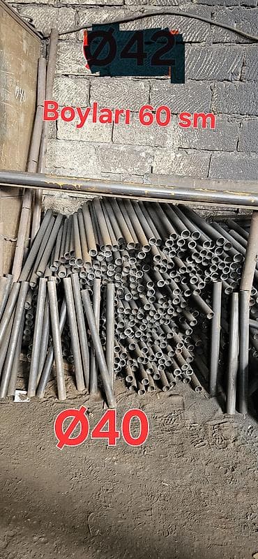 havalandirma borusu: Dəmir borular — 1