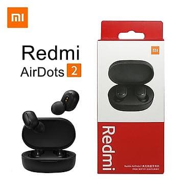 airdots mi: Yeni Simsiz (Bluetooth) Qulaqcıqlar, Xiaomi, rəng - Qara — 1
