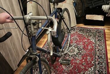 скоростной велик: Klassik yol tipli velosiped - Rəng: mavi, polad çərçivə - Təkərlər — 2