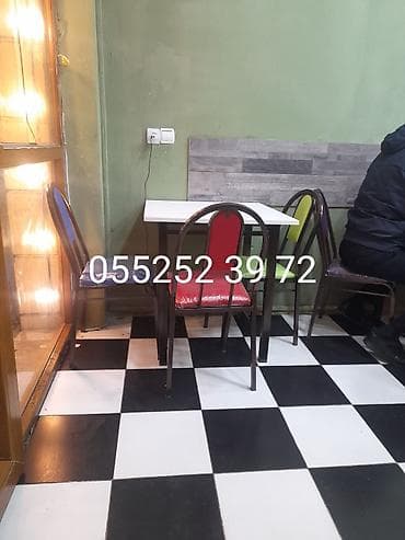 Qonaq otağı üçün, Yeni, Açılmayan, Dördbucaq masa, 10 stul