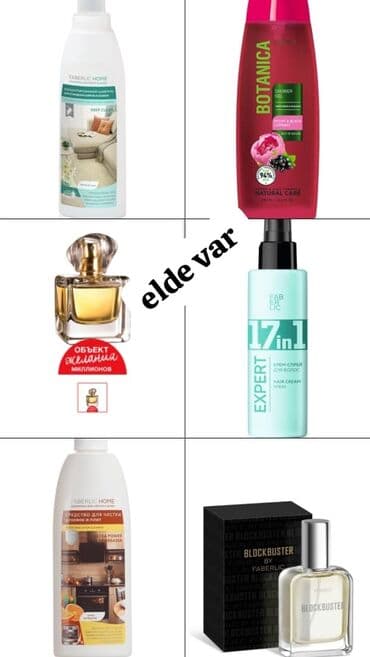 Kosmetika: Faberlic məhsulları seçimi – “elde var” qeydli - 8 Element For Men — 2